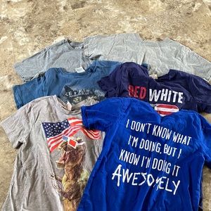 Lot boys medium tshirts